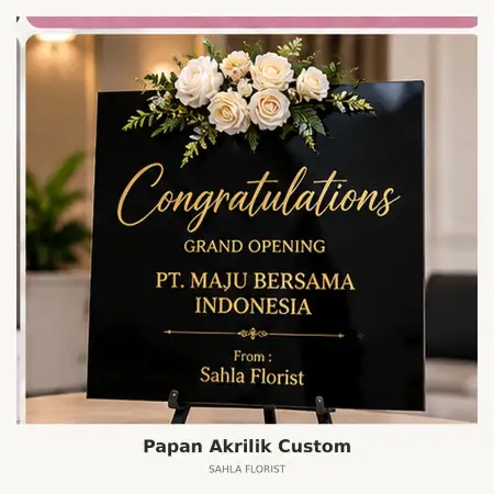 Papan Bunga Akrilik Tanjung Priok